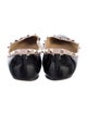 Valentino Rockstud Accents Patent Leather Flats