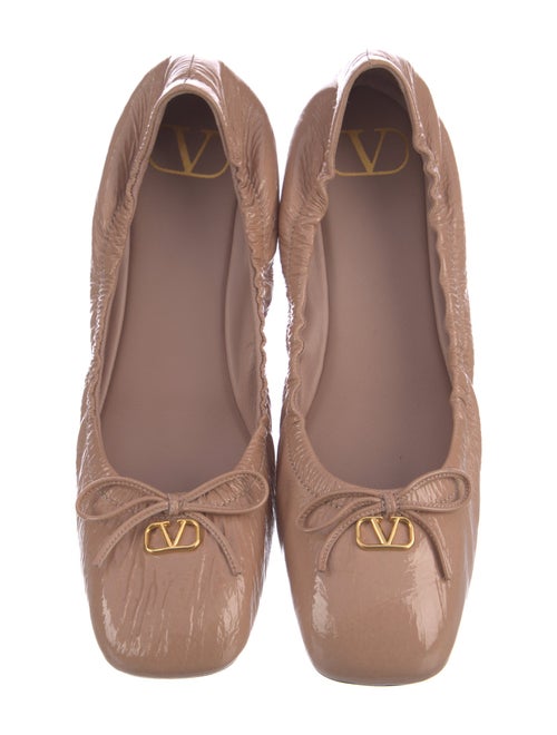 Valentino Leather Ballet Flats