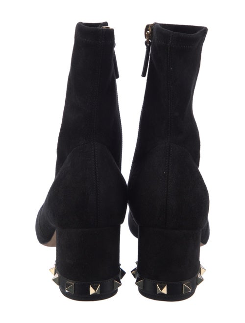 Valentino Rockstud Accents Suede Sock Boots
