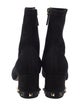 Valentino Rockstud Accents Suede Sock Boots