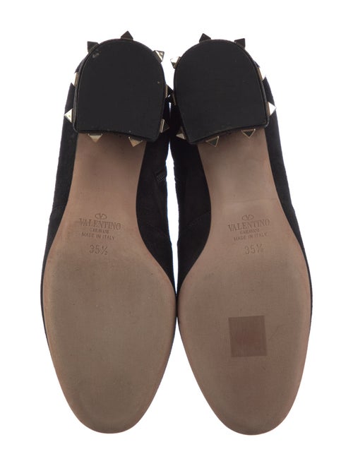 Valentino Rockstud Accents Suede Sock Boots
