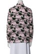 Valentino Silk Floral Print Button-Up Top