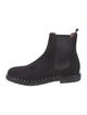 Valentino Rockstud Accents Suede Chelsea Boots