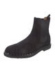 Valentino Rockstud Accents Suede Chelsea Boots