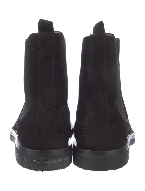 Valentino Rockstud Accents Suede Chelsea Boots