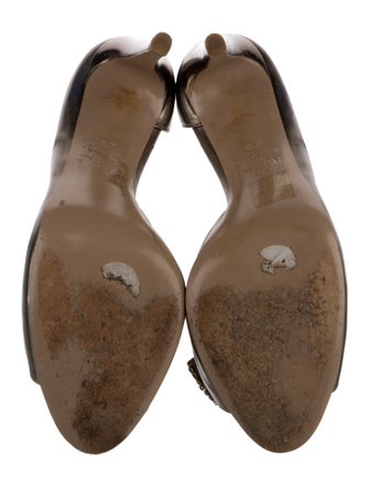 Valentino Leather Bow Accents Sandals