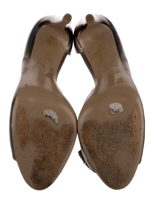 Valentino Leather Bow Accents Sandals