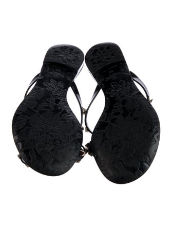 Valentino Rockstud Accents Rubber Slides