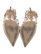 Valentino Rockstud Accents Leather T-Strap Pumps
