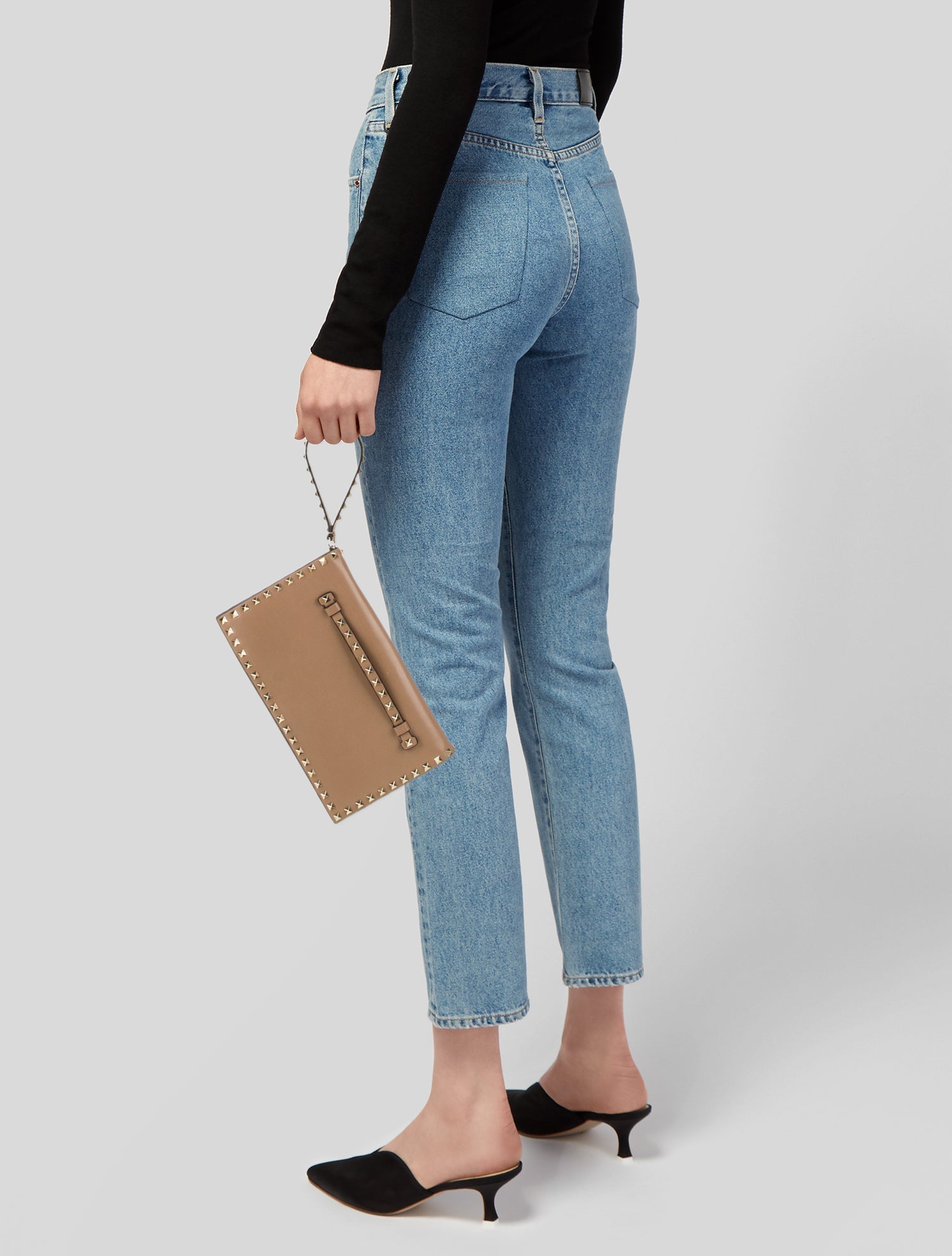 Valentino Rockstud Clutch