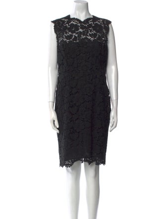 Valentino Lace Knee-Length Dress