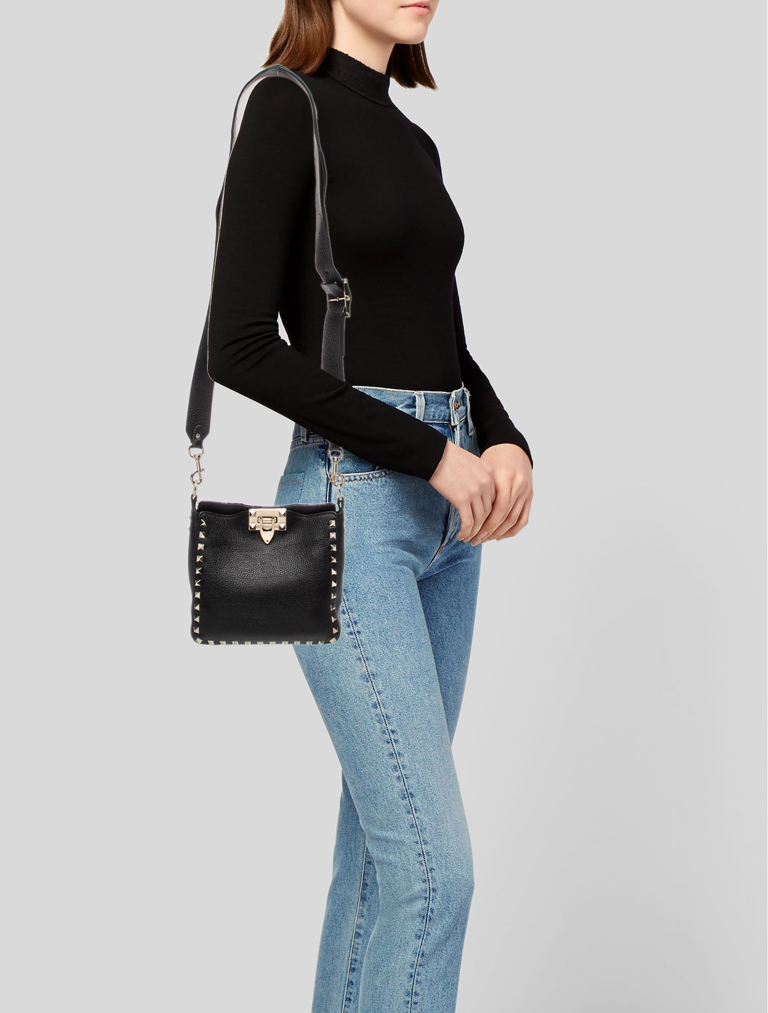 Valentino Rockstud Messenger Bag