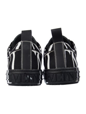 Valentino Canvas Printed Sneakers