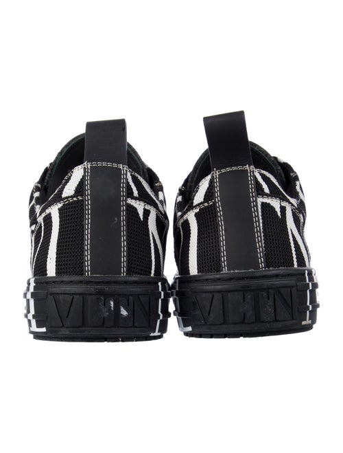 Valentino Canvas Printed Sneakers