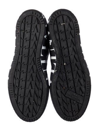 Valentino Canvas Printed Sneakers