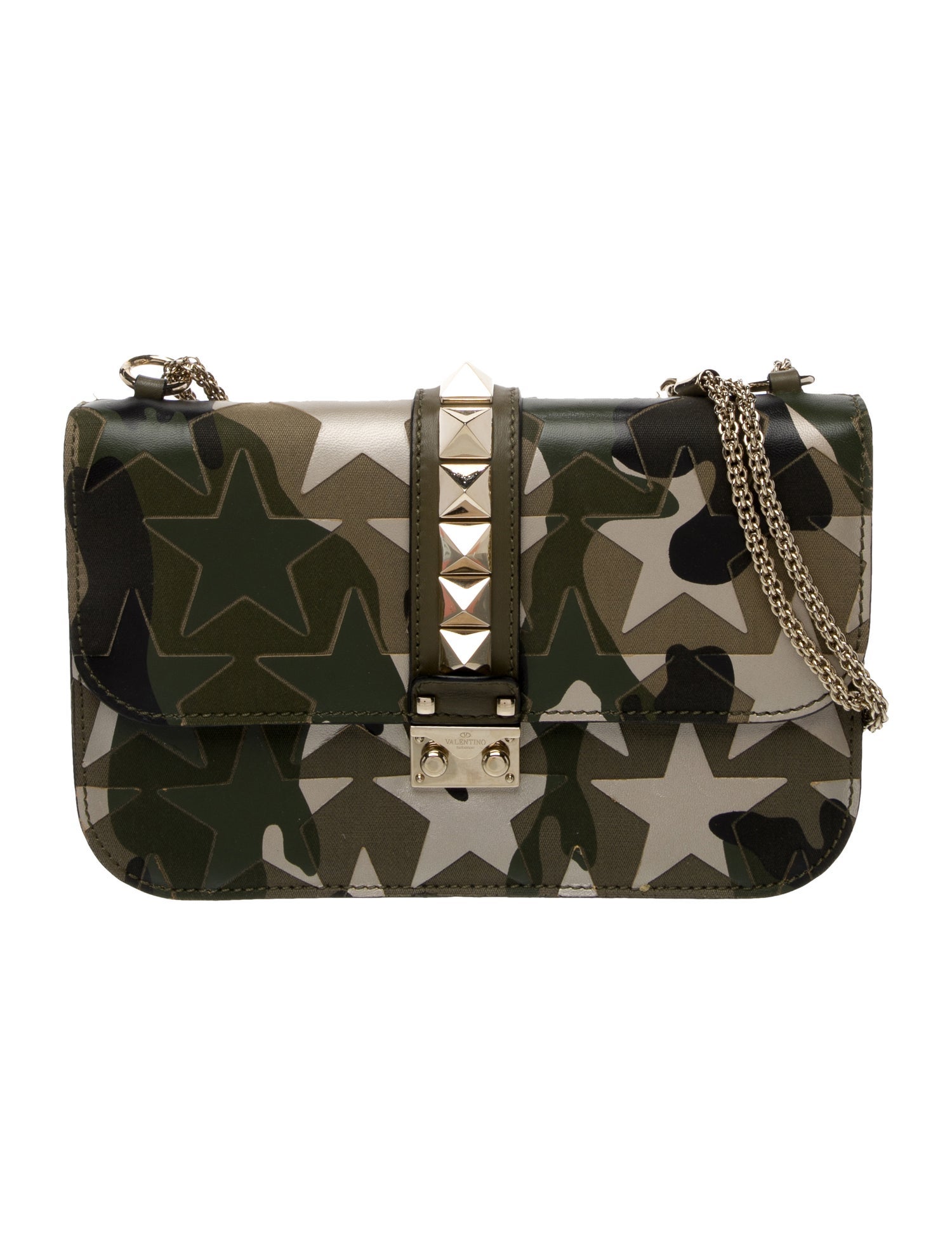 Valentino Leather Rockstud Camostar