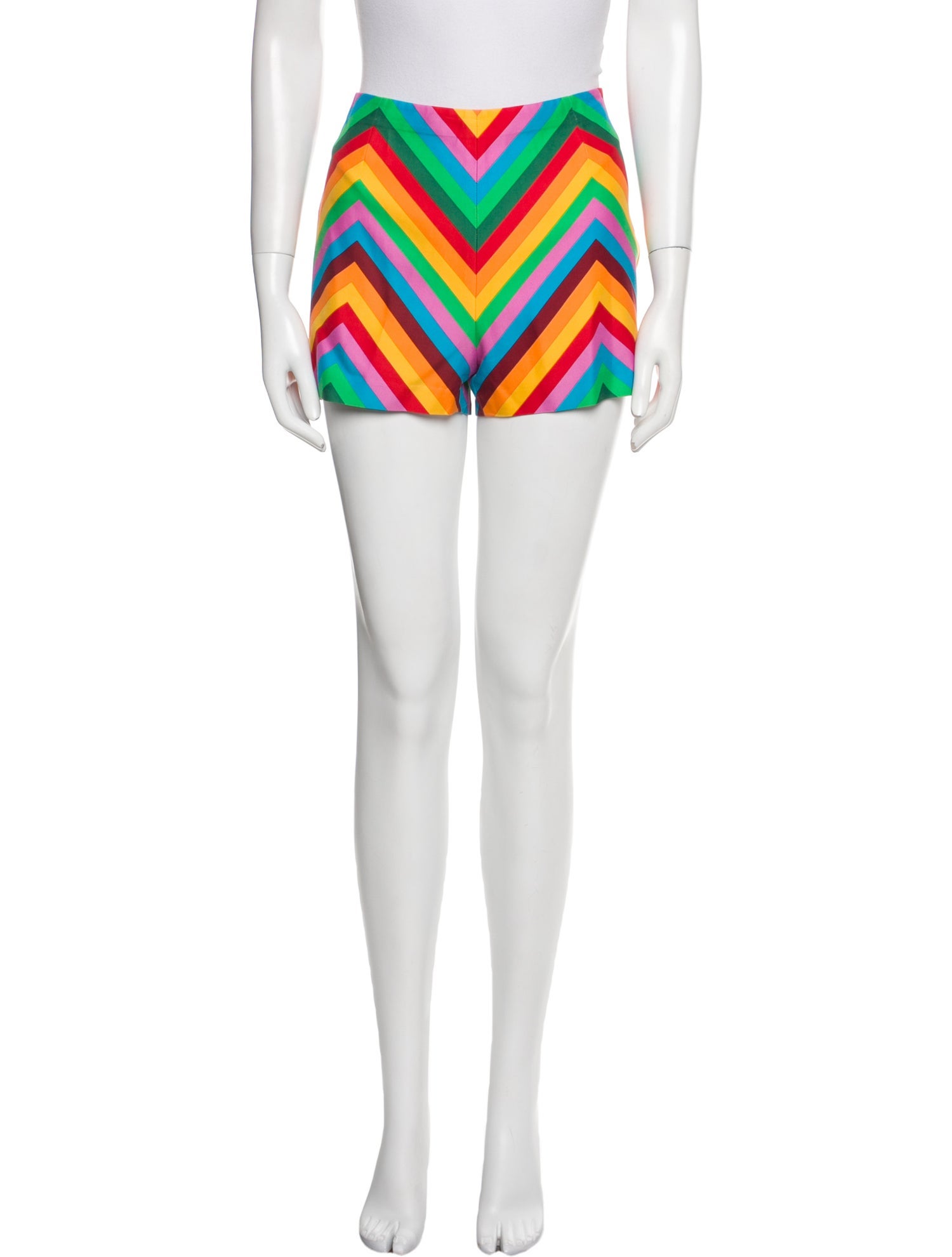 Valentino Striped Mini Shorts