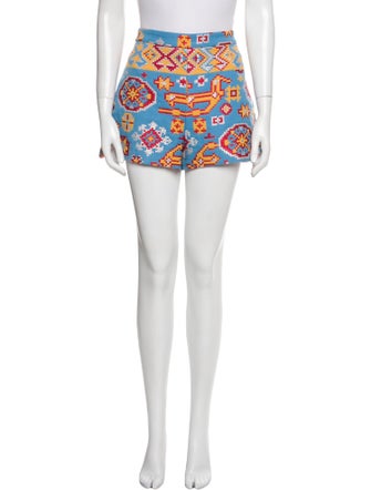 Valentino Printed Mini Shorts