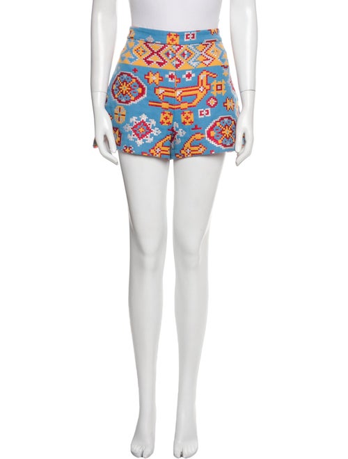 Valentino Printed Mini Shorts