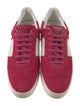 Valentino Rockstud Accents Suede Sneakers