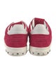 Valentino Rockstud Accents Suede Sneakers