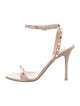 Valentino Rockstud Accents Patent Leather Sandals