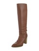 Valentino Rockstud Accents Leather Riding Boots