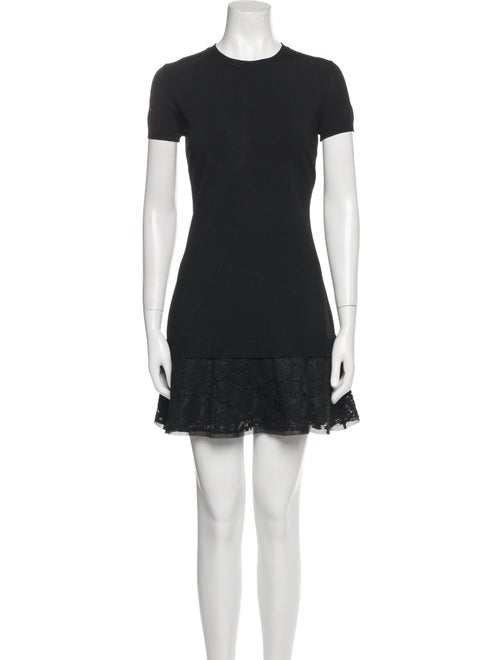 Valentino Crew Neck Mini Dress