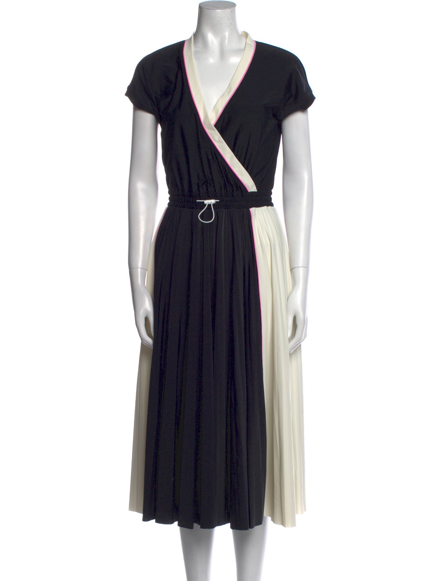 Valentino V-Neck Midi Length Dress
