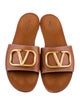 Valentino Leather Slides