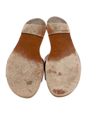 Valentino Leather Slides