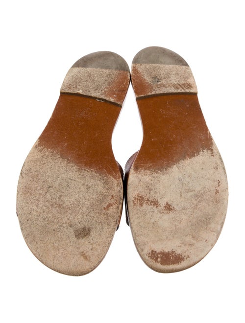 Valentino Leather Slides