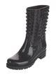 Valentino Rockstud Accents Rubber Rain Boots