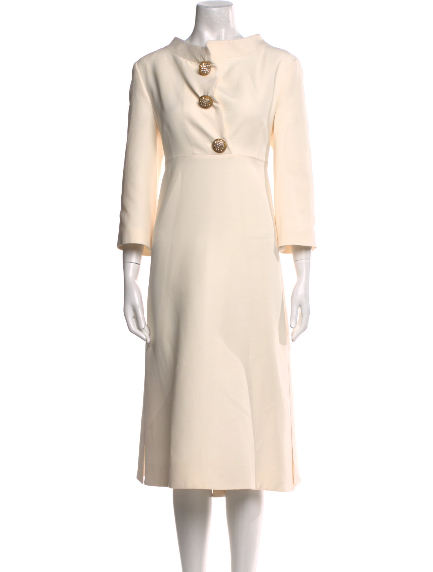 Valentino Virgin Wool Long Dress