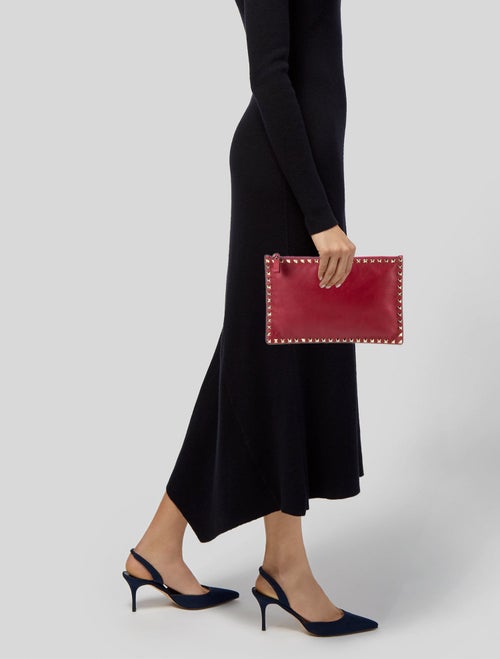 Valentino Rockstud Clutch
