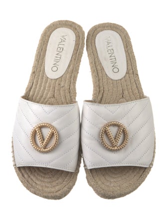 Valentino Leather Espadrilles