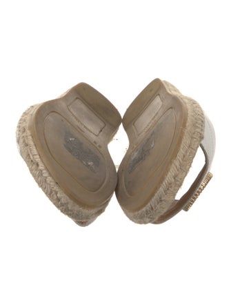 Valentino Leather Espadrilles