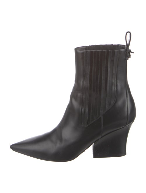 Valentino Rockstud Accents Leather Chelsea Boots