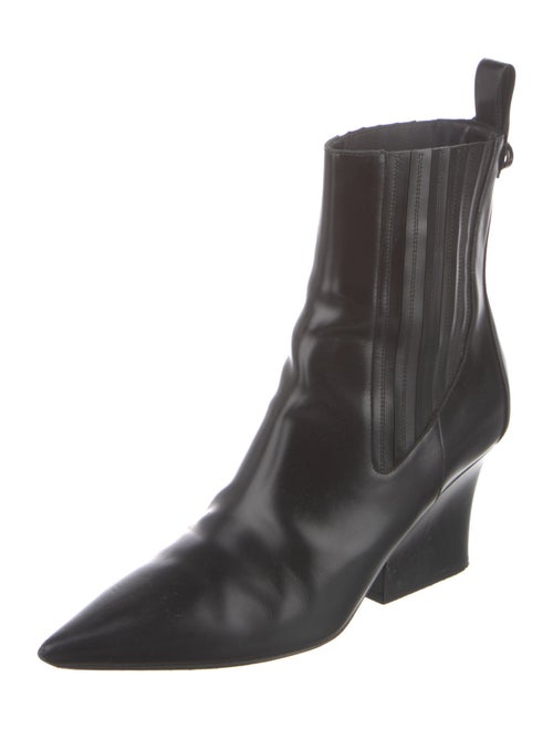 Valentino Rockstud Accents Leather Chelsea Boots