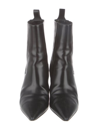 Valentino Rockstud Accents Leather Chelsea Boots