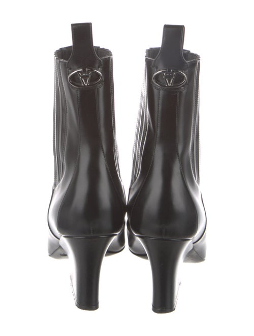 Valentino Rockstud Accents Leather Chelsea Boots