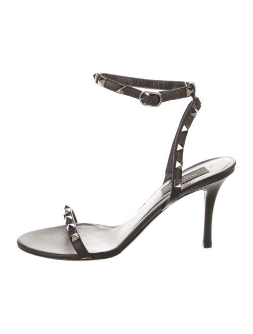 Valentino Rockstud Accents Leather Sandals