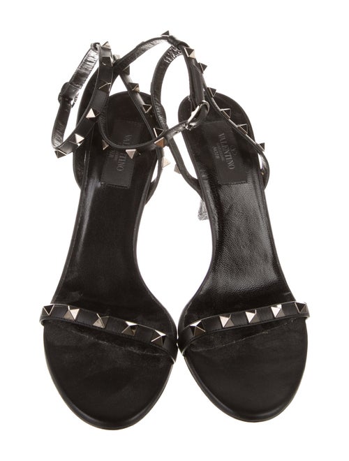 Valentino Rockstud Accents Leather Sandals