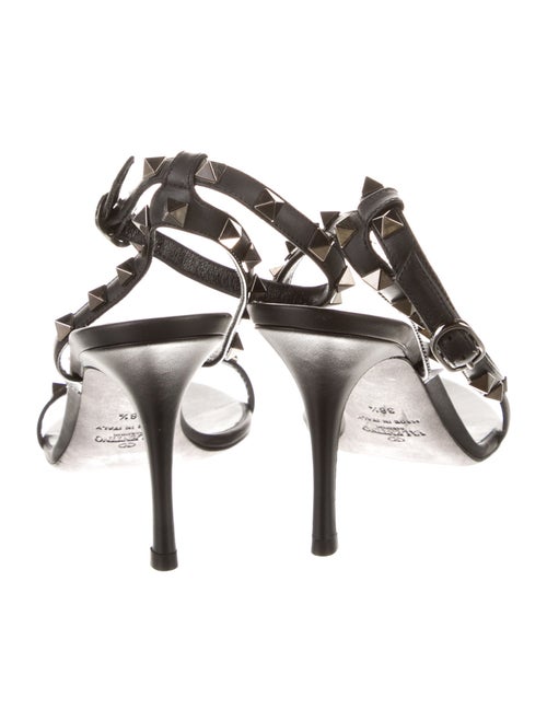 Valentino Rockstud Accents Leather Sandals