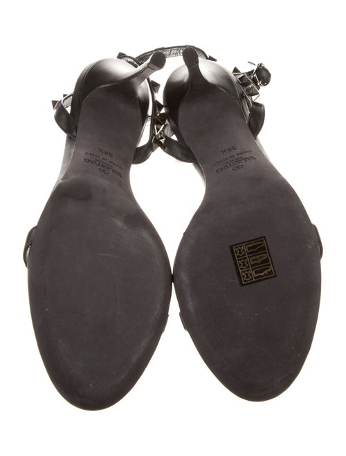 Valentino Rockstud Accents Leather Sandals