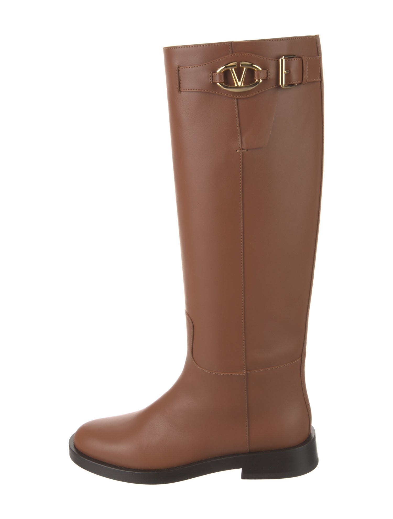 Valentino Leather Riding Boots w/ Tags
