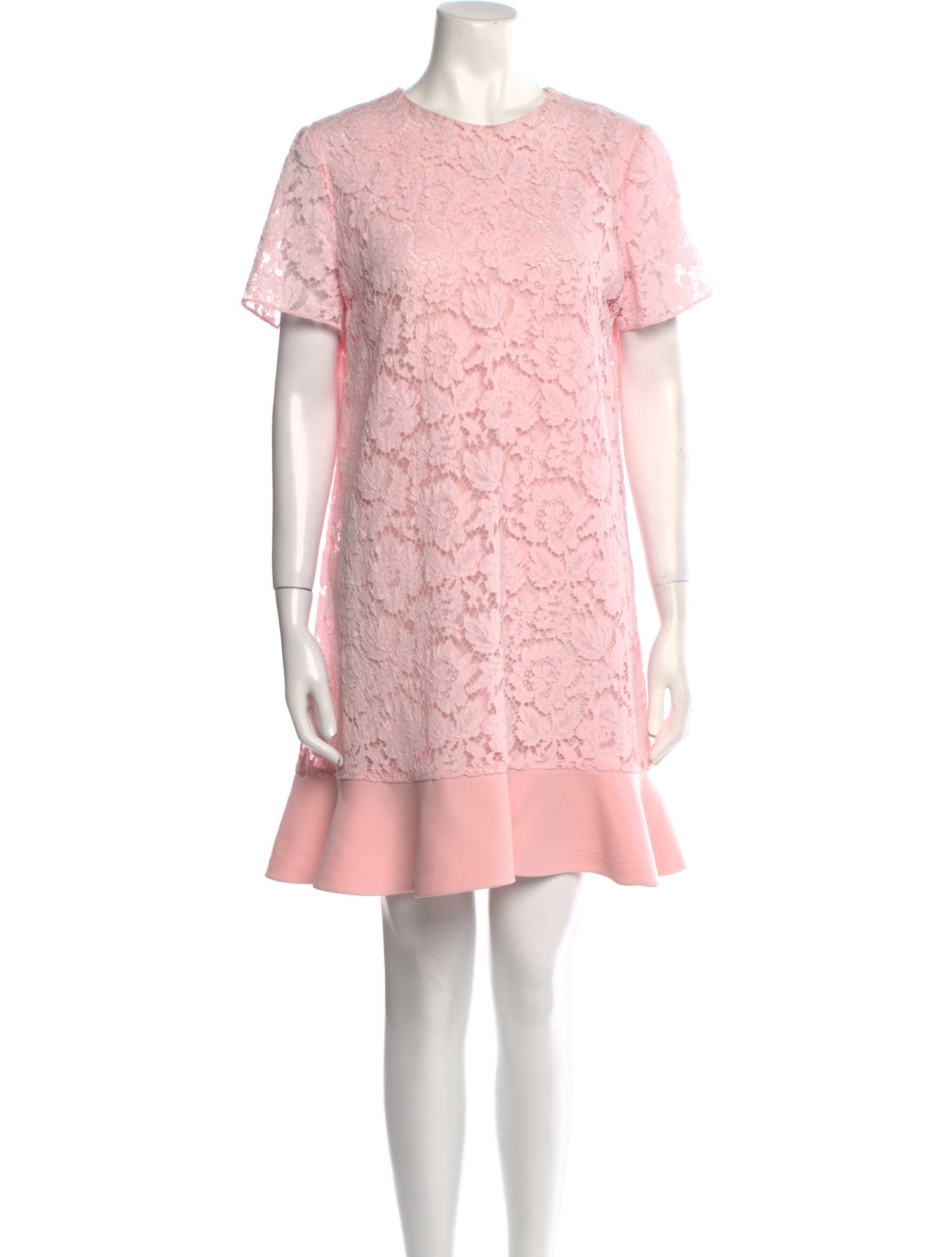 Valentino Lace Pattern Mini Dress