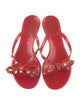 Valentino Rockstud Accents Rubber Slides