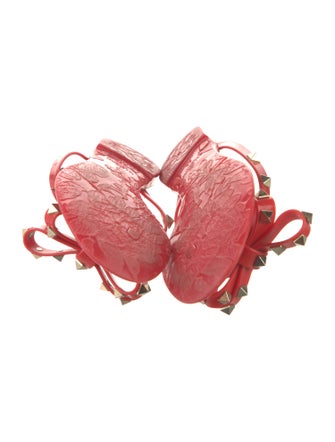 Valentino Rockstud Accents Rubber Slides