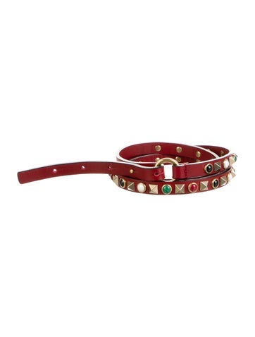 Valentino Belts Skinny Leather Belt L